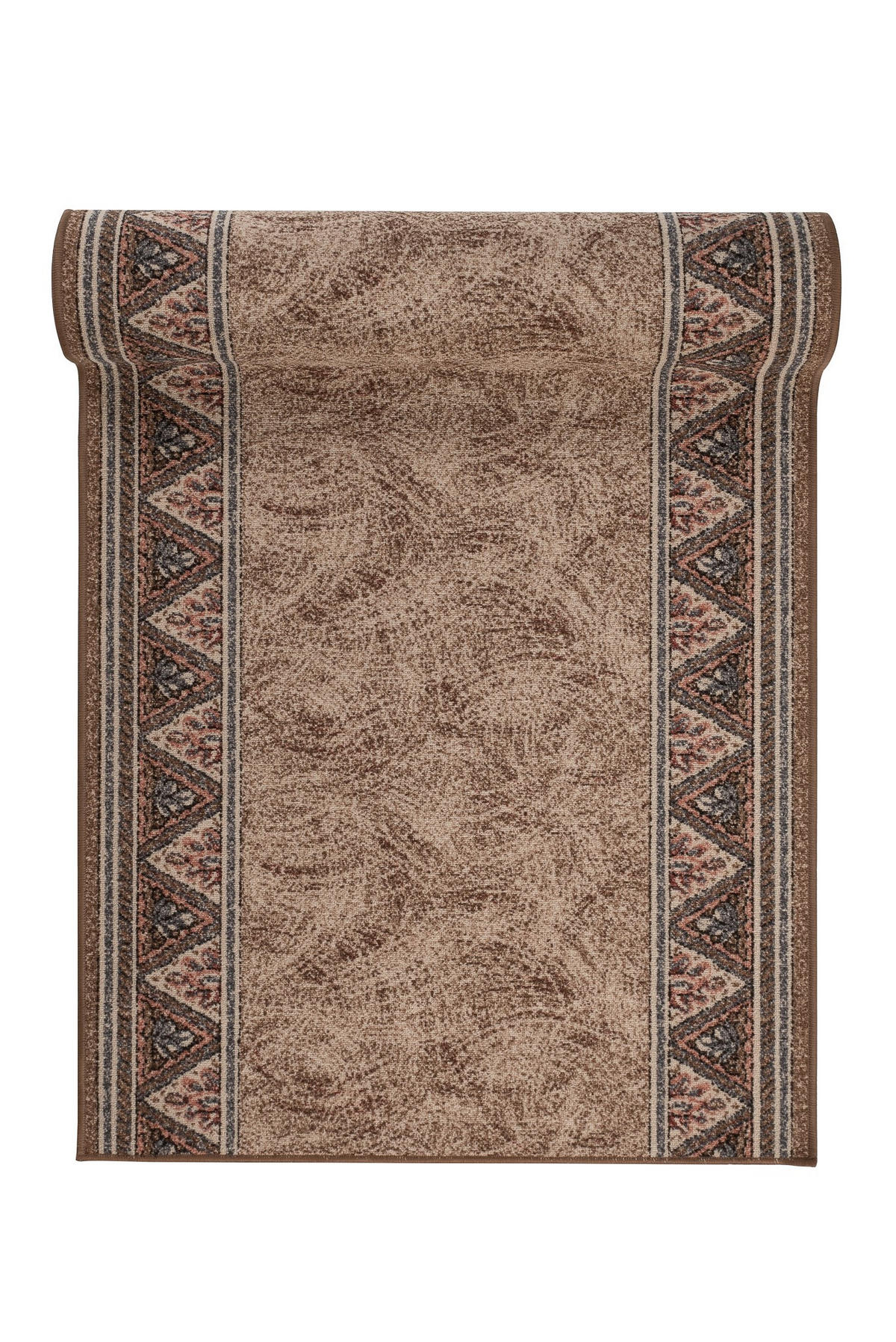 TEPPICHLÄUFER Anti-Rutsch Braun rutschfest Gummiunterlage 67/300 cm - Braun, Textil (67/300cm) - Tapiso