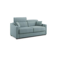 SCHLAFSOFA Amber - Hellblau, Textil (171/100/98cm) - Divani.store