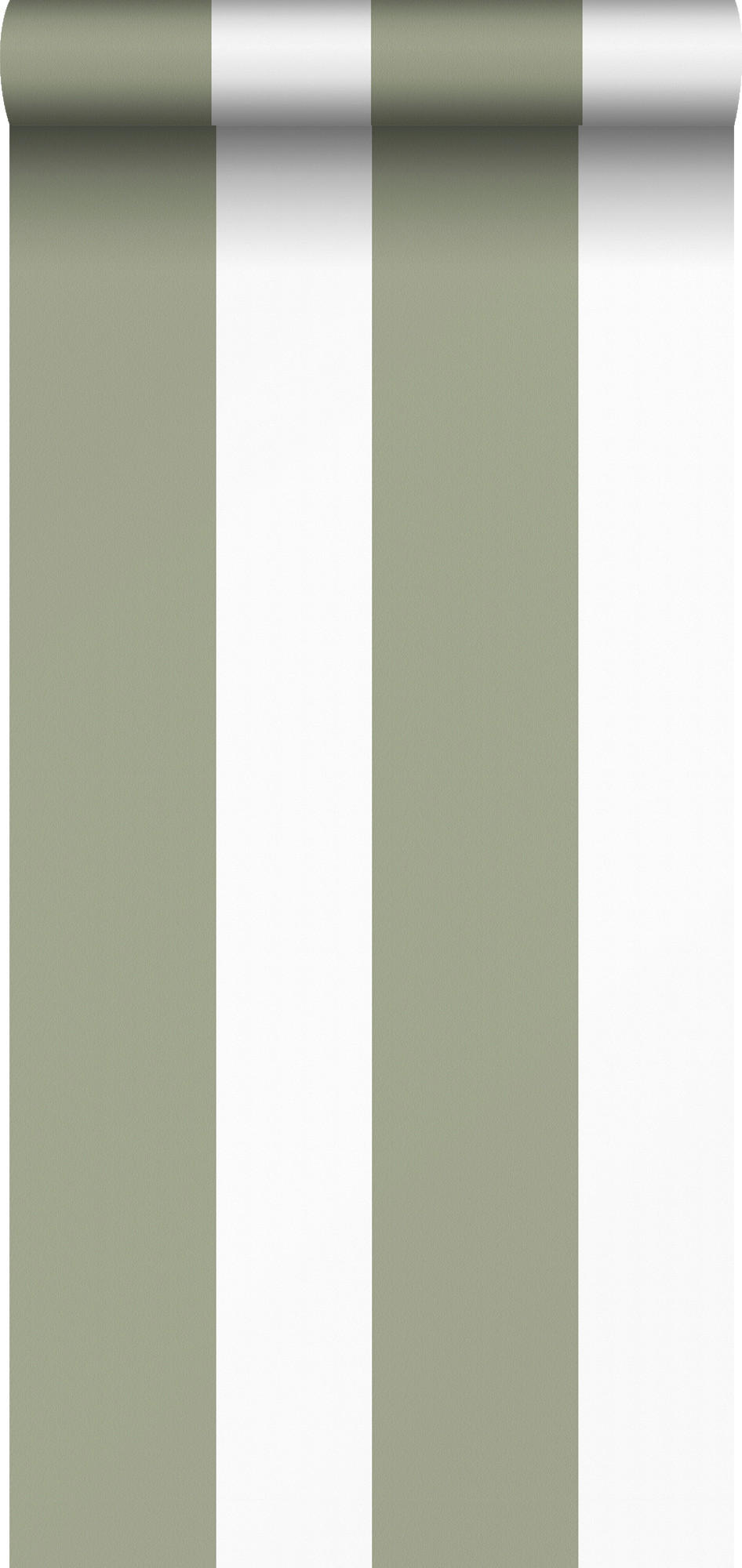 TAPETE Streifen 53 cm x 10.05 m - Grün, Papier (53/0.1cm) - Sanders & Sanders