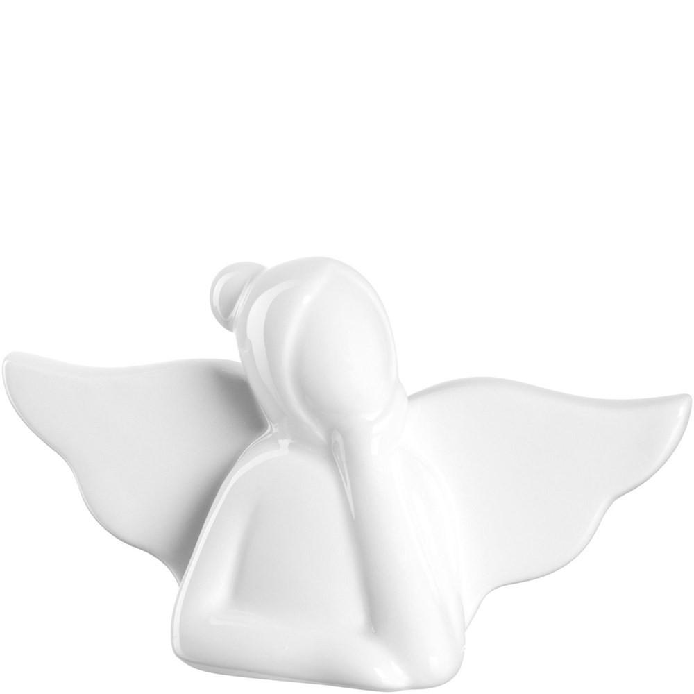 WEIHNACHTSDEKORATION Weiß 10.2/10.2/6.4 cm L031680 - Weiß, Keramik (10.2/6.4/10.2cm) - Leonardo