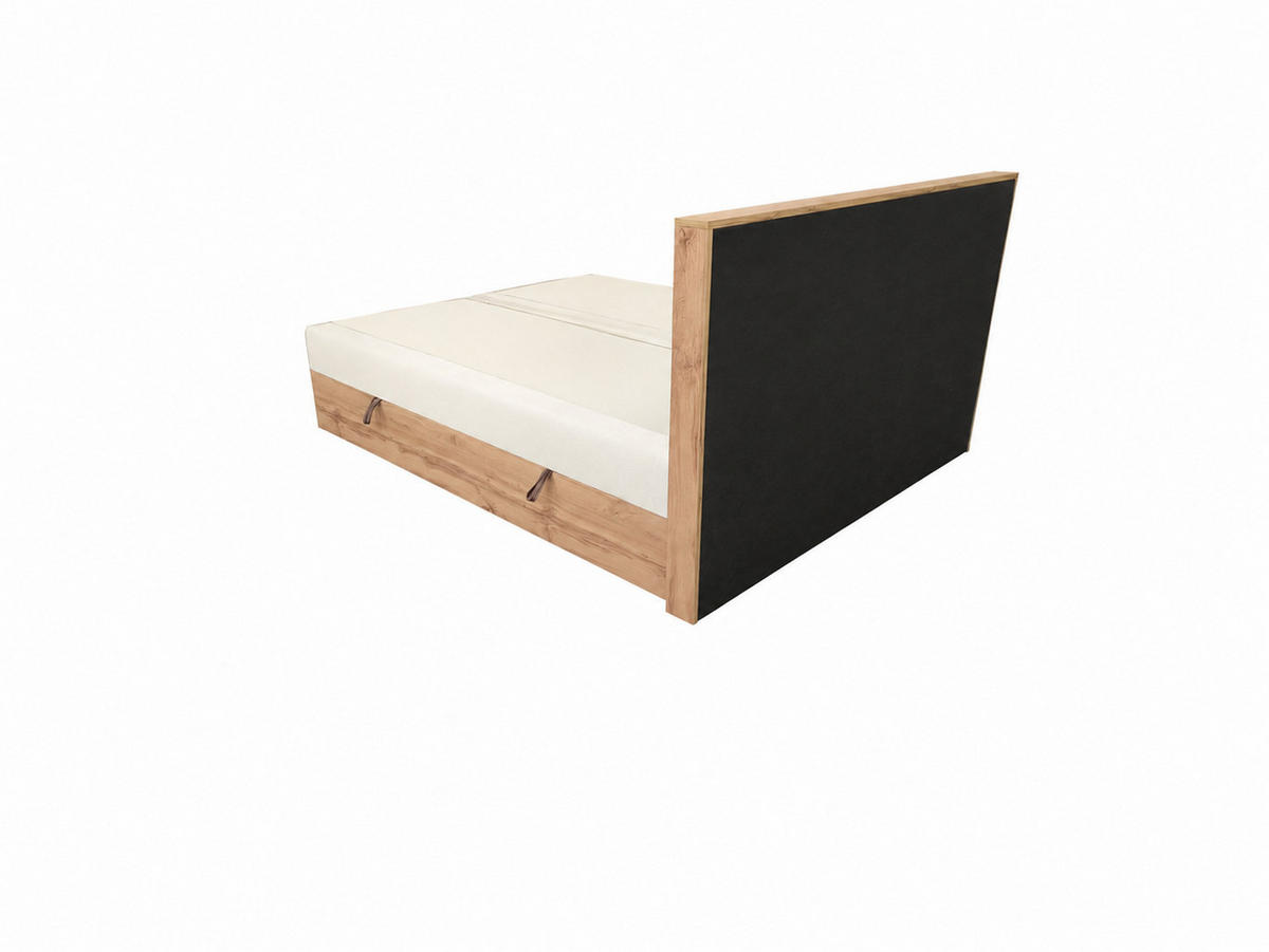BOXSPRINGBETT Loly 140x200 cm H4 Taschenfederkern Weiß - Weiß, Textil (140/200cm) - KS Home Concept