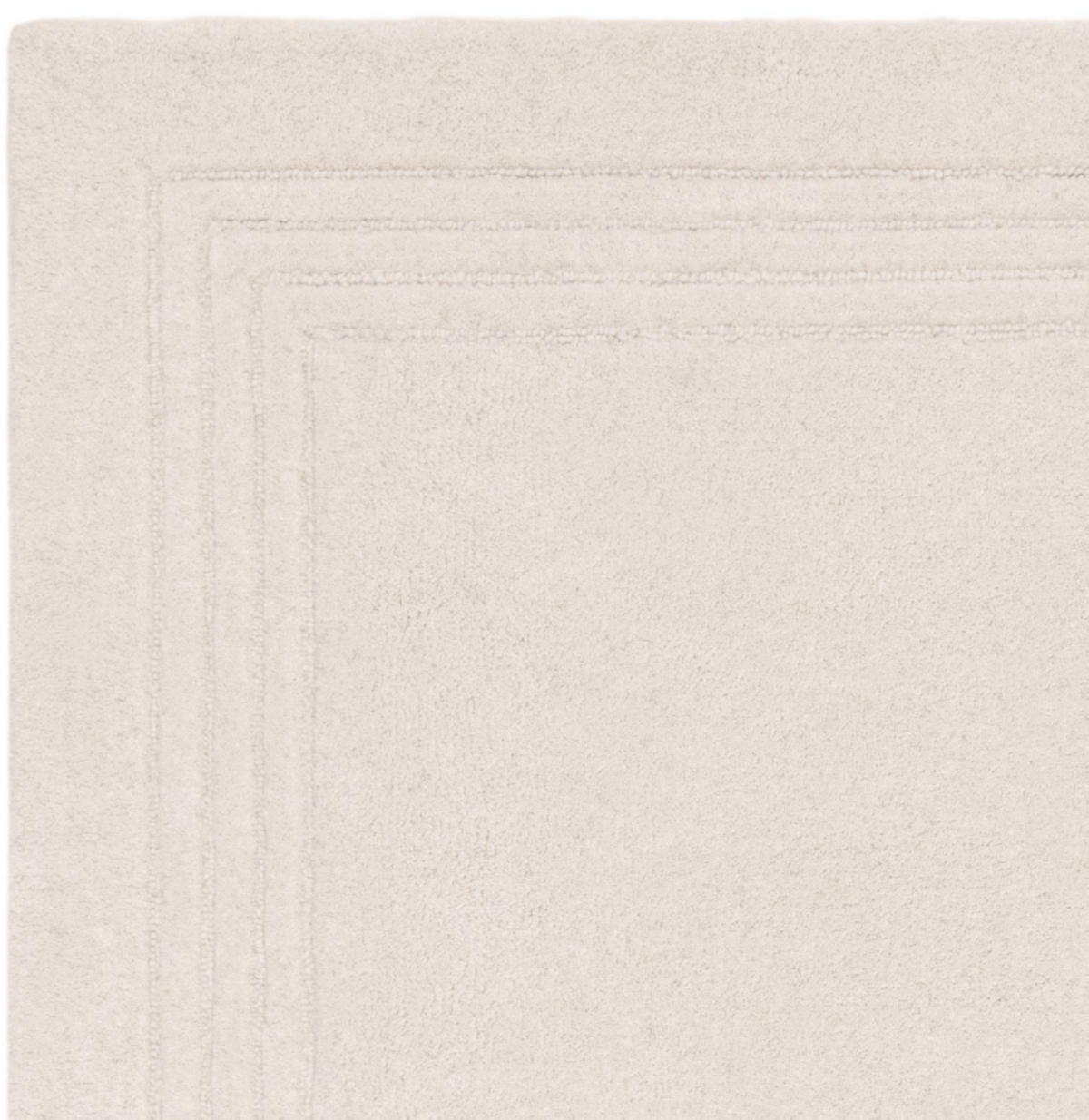 TEPPICH modern reine Wolle LORO Weiß 120 x 170 cm - Weiß, Naturmaterialien (120/170cm) - Novatrend