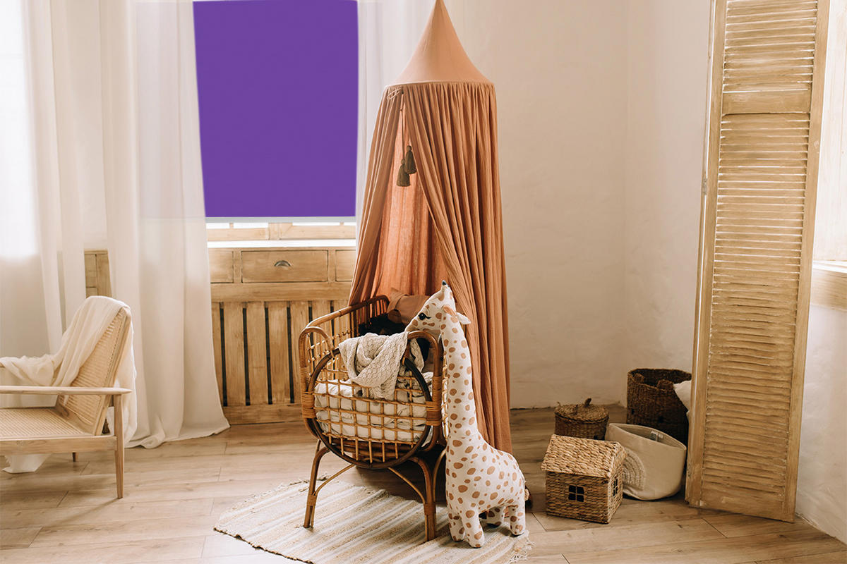 VNÚTORNÁ roleta - okenná roleta - roleta - 100x180 cm - Fialová - fialová, plast (100/180/0.5cm) - TULUP