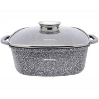 TOPF Grau 26/26/10.5 cm KB7531 - Grau, Metall (26cm) - Klausberg 