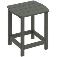 OUTDOOR-BEISTELLTISCH HDPE Grau - Grau, Kunststoff (48/37/46cm) - Outsunny