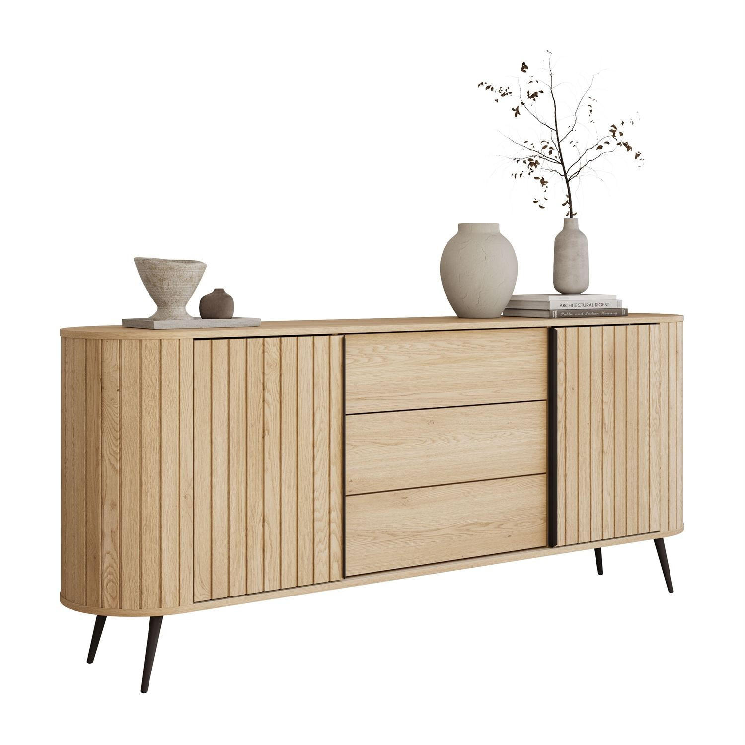 Lookway Kommode Eiche 196x82x40 cm