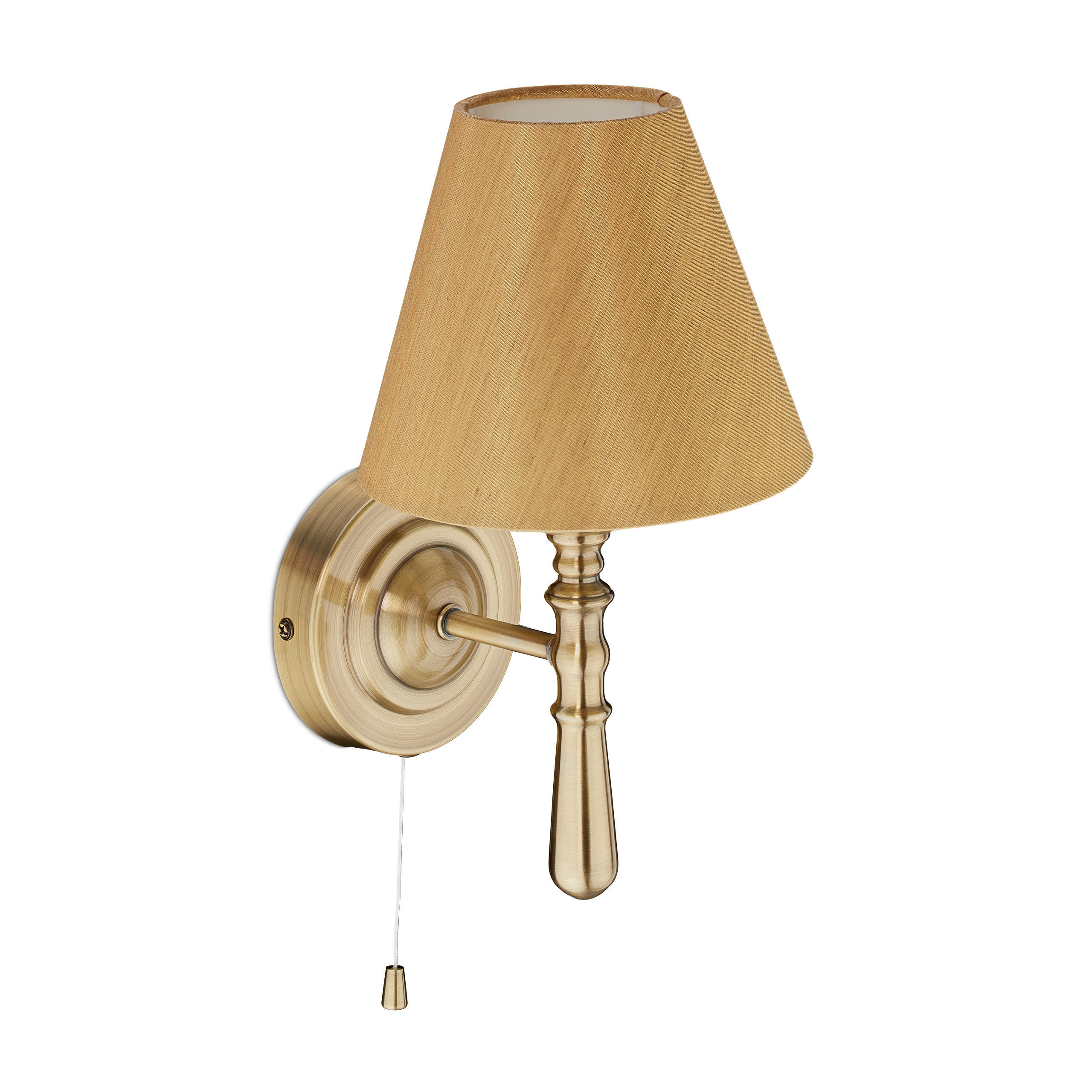 WANDLAMPE - Multicolor, Textil/Metall (16/28/19cm) - Relaxdays