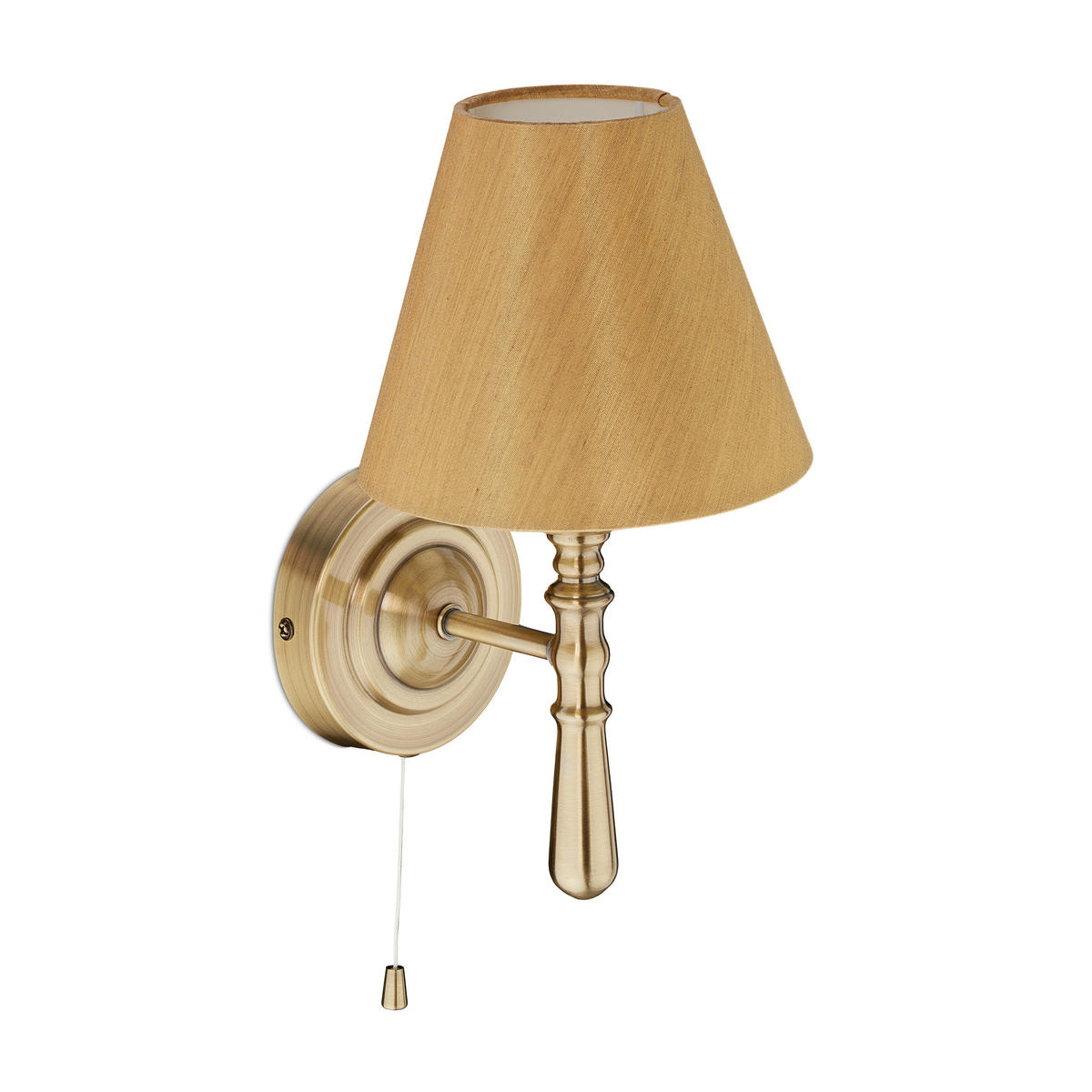 WANDLAMPE - Multicolor, Textil/Metall (16/28/19cm) - Relaxdays
