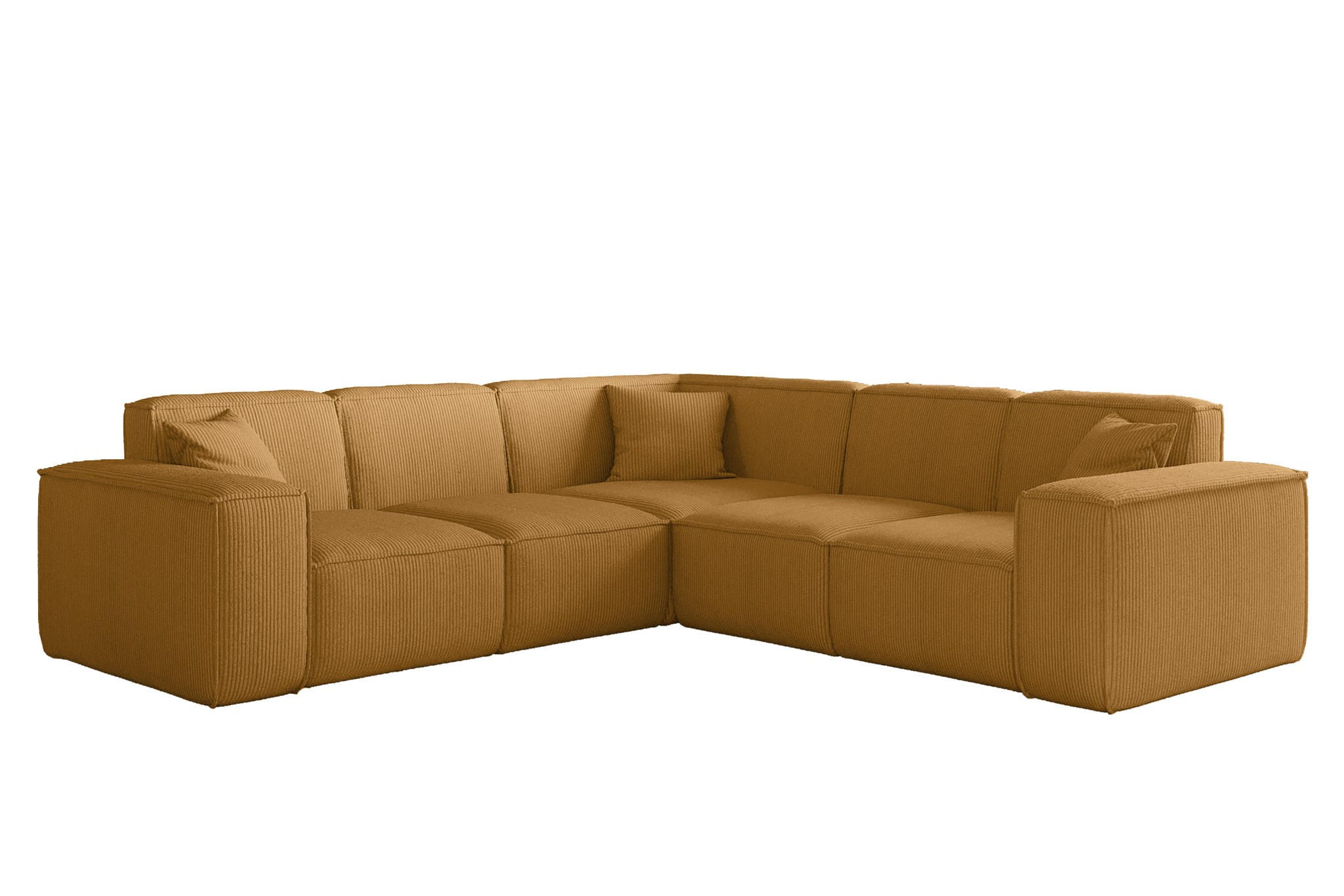 Fun Möbel Sofa Currygelb 246x246 cm