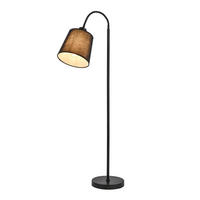 STEHLAMPE Lyvith 18/16/160 cm - Schwarz, Textil/Metall (18/16/160cm) - ZMH