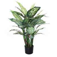 KUNSTPFLANZE Künstliche Dieffenbachia – Calienne 70 cm - Naturfarben, Kunststoff (70cm) - aplanta