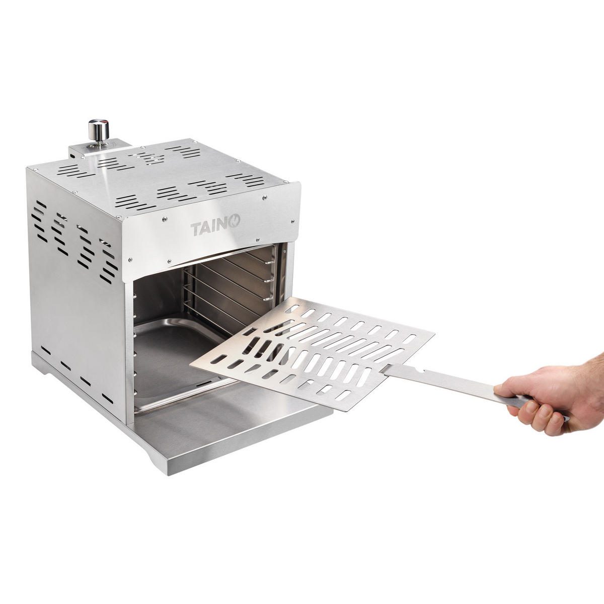 OBERHITZEGRILL XXL - Silberfarben, Metall (34/41/54cm) - TAINO