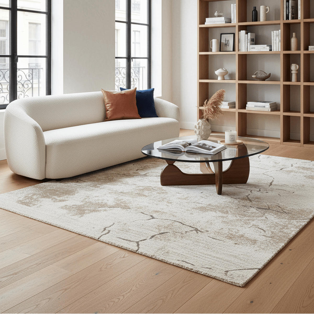 TEPPICH, Weicher Design beige - Beige, Textil (160/230cm) - AFK Living