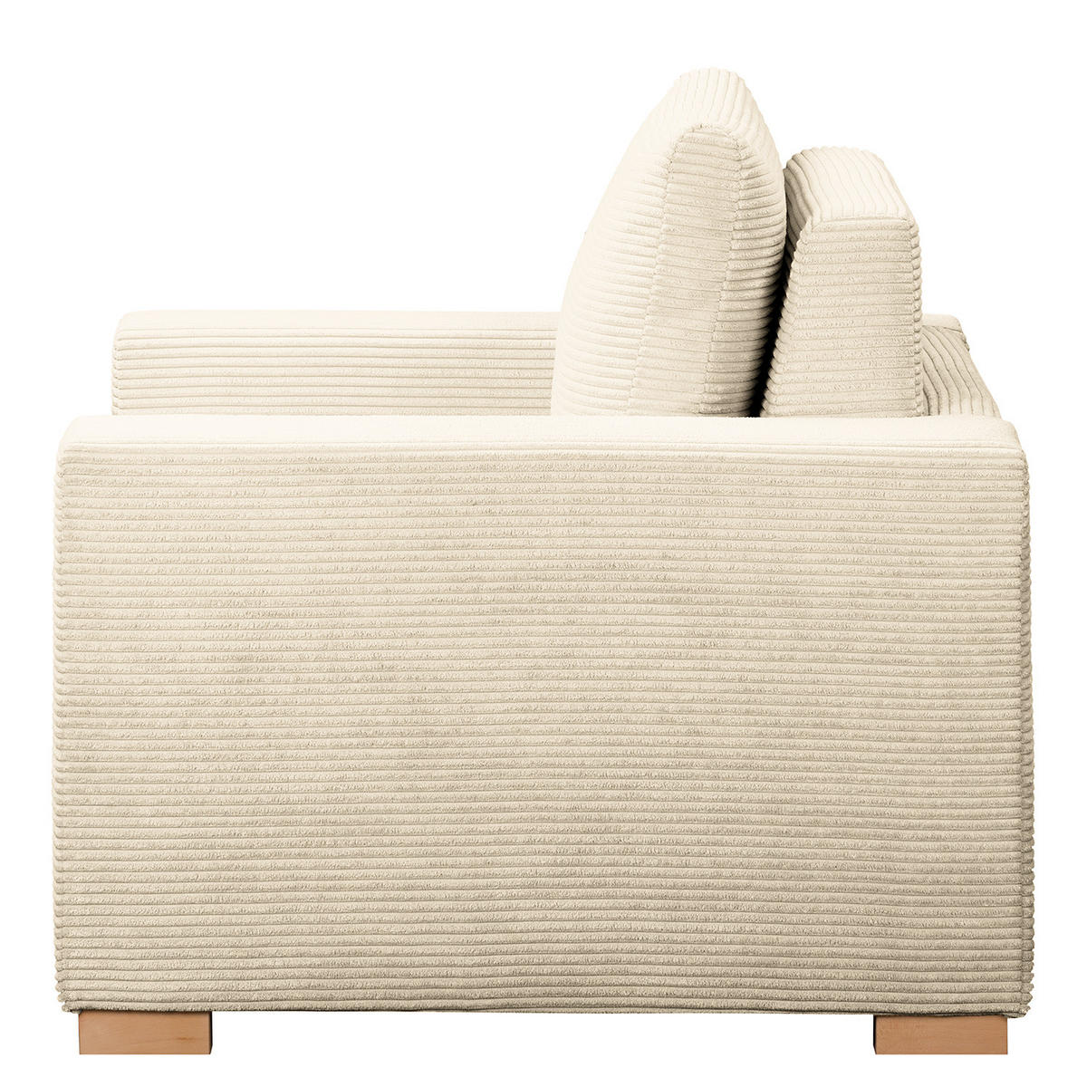 SCHLAFSESSEL - Beige/Buchefarben, Buchenholz/Textil (110/90/90cm) - home24