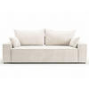 SOFA 230/90/70 Creme Sivra - Creme, Kunststoff/Textil (230/70/90cm) - Graingold