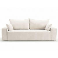 SOFA 230/90/70 Creme Sivra - Creme, Kunststoff/Textil (230/70/90cm) - Graingold