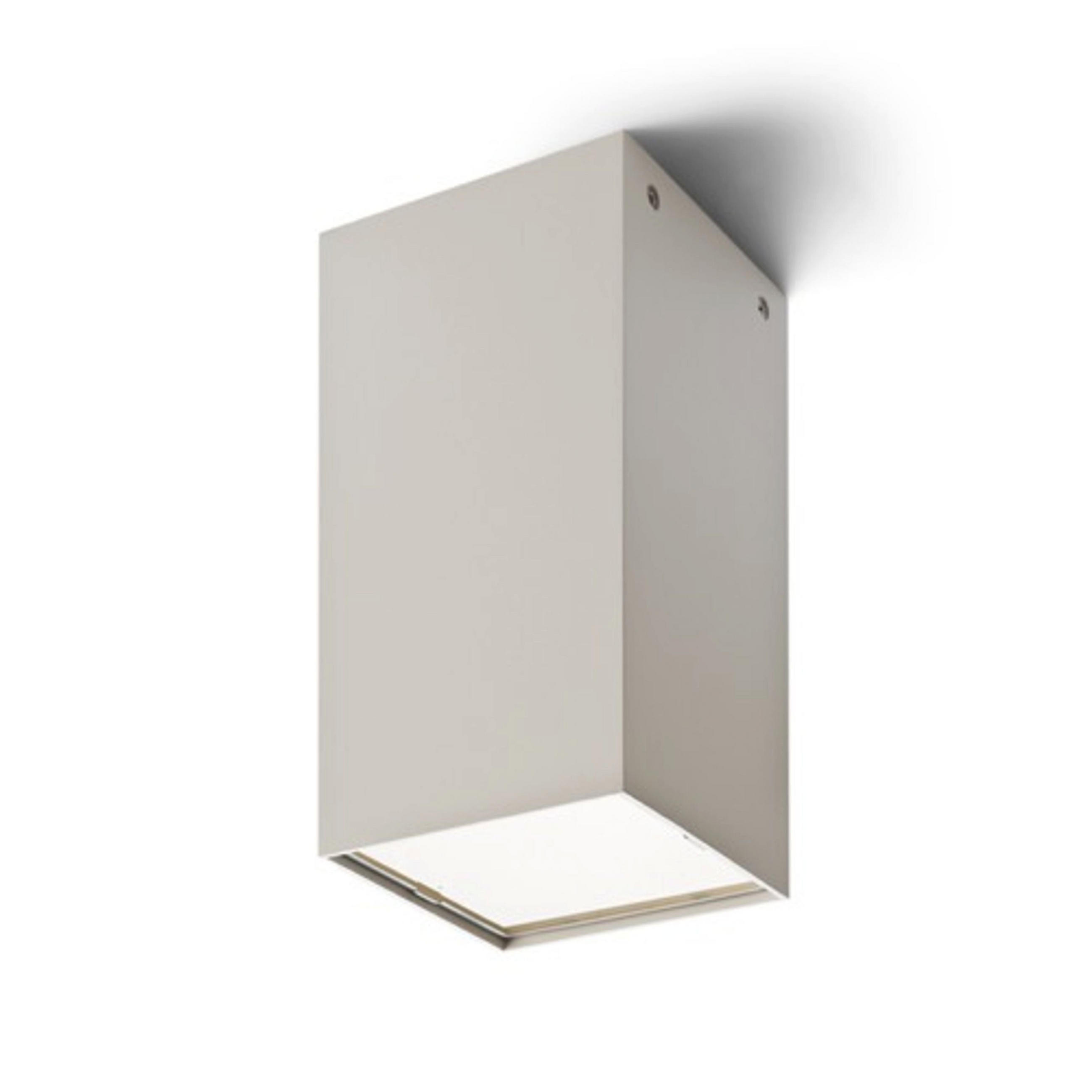 DECKENLEUCHTE MEA quadratische gebürstetes Aluminium 15 W - Silberfarben, Metall (12/12/23.5cm) - Rendl