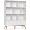 KINDERREGAL Dambi - Weiß, Holz (120/160/43cm) - KONSIMO®