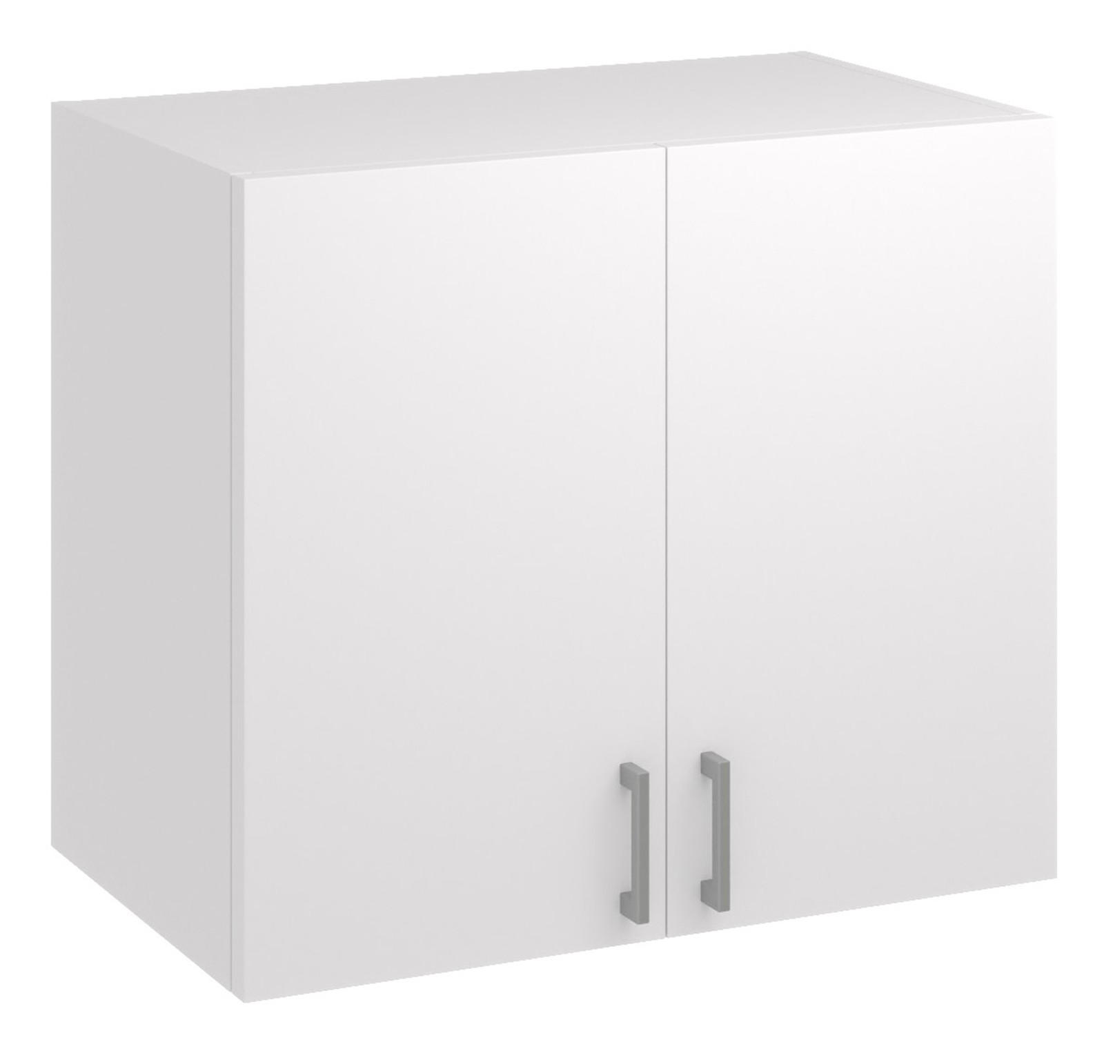 KÜCHENHÄNGESCHRANK G80 2D weiss matt - Weiß, Holzwerkstoff (80/60/31cm) - roe furniture