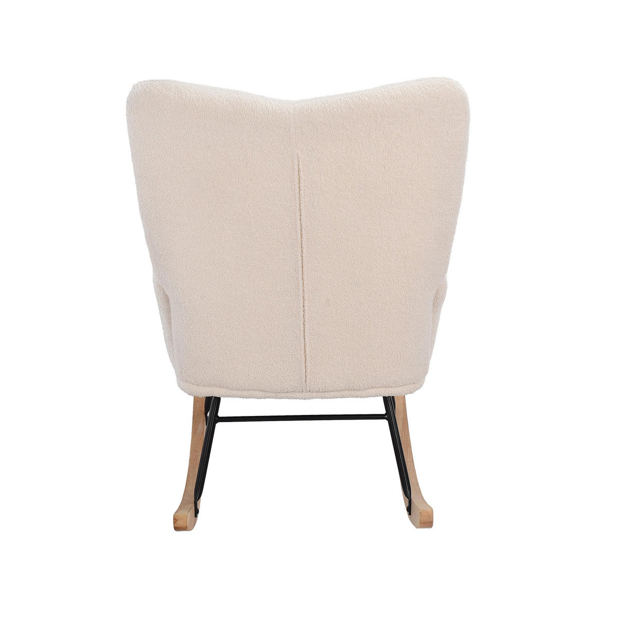 SCHAUKELSTUHL 88/62.5/96 cm Beige Wolle - Beige, Textil (68/42/70cm) - Oxeza