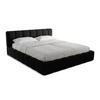 POLSTERBETT mit Bettkasten und Lattenrost 200x228 Schwarz - Schwarz, Kunststoff/Textil (180/200cm) - LaMiaSofa