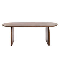 ESSTISCH Indore Braun 220/100/75 cm - Braun, Holz (220/100/75cm) - Light & Living
