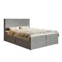 BETT Grau G2 Mit Bettkasten Und Matratze 140x200 cm - Grau, Textil (140/200cm) - Sepro Meble