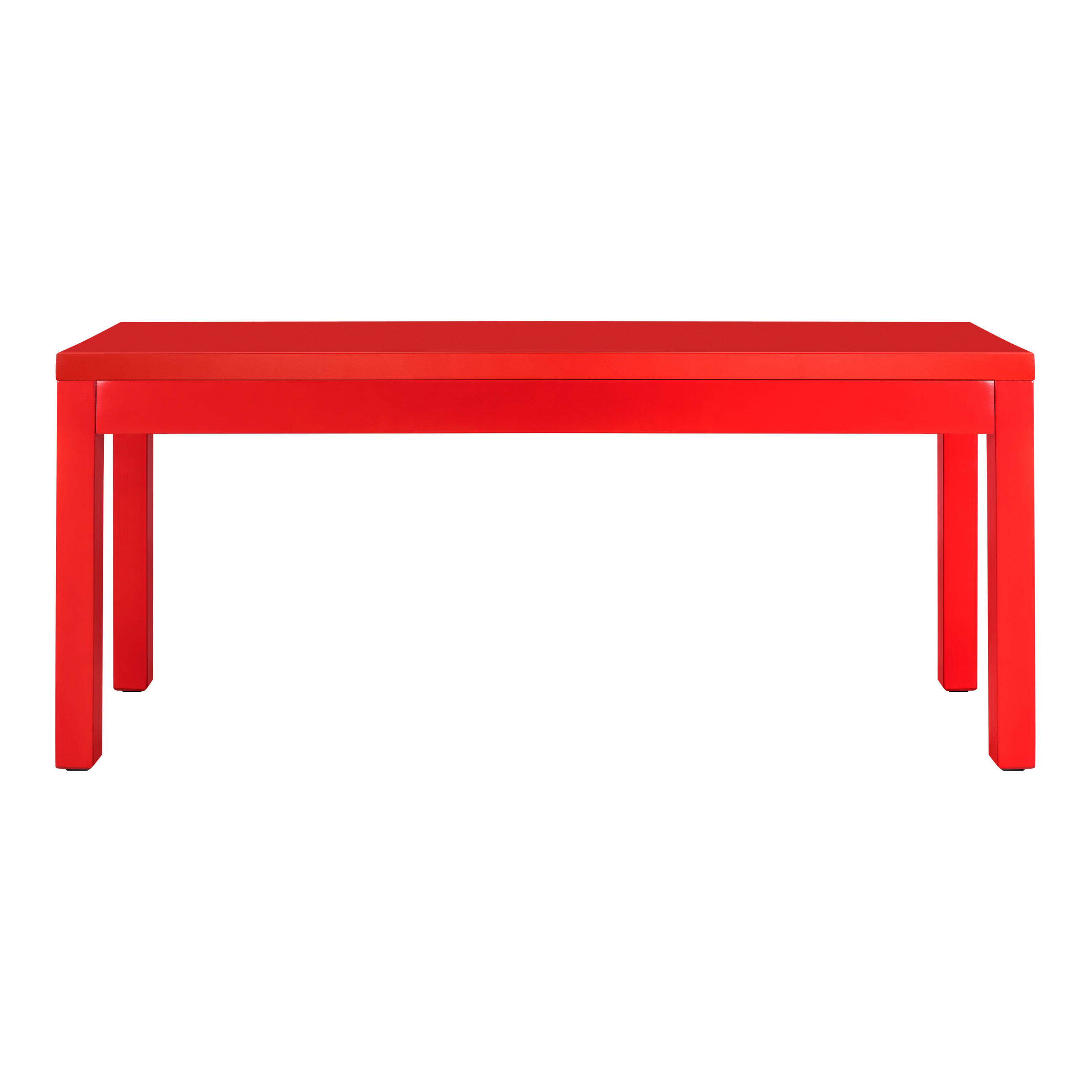 BANK aus massiver Kiefer, rot JULIETTE - Rot, Holz (110/46/33cm) - RNT By Really Nice Things