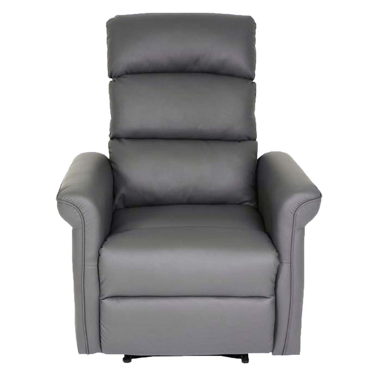 FERNSEHSESSEL Grau - Grau, Textil (84/104/90cm) - MCW