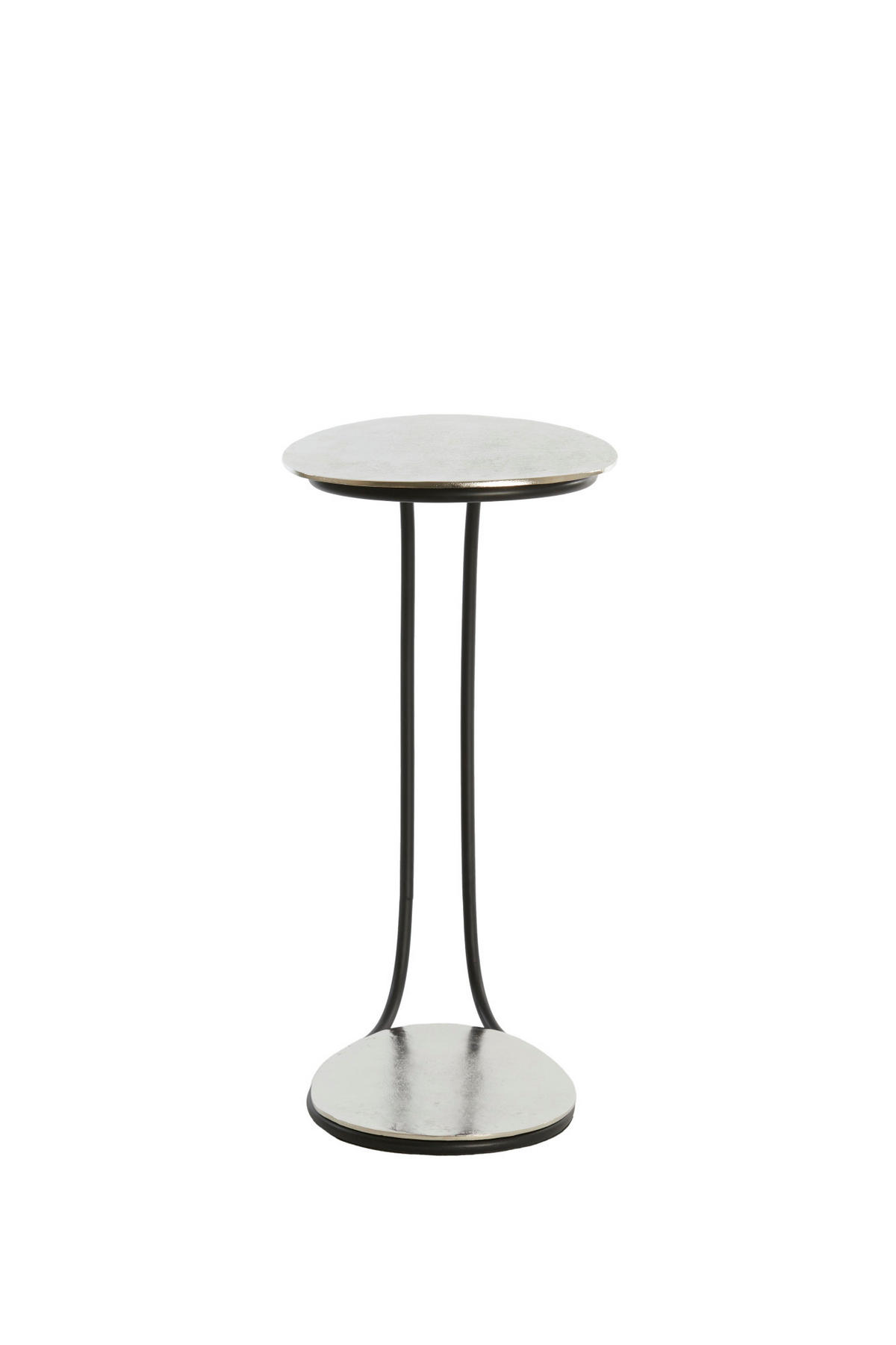 BEISTELLTISCH Marsh Silver 42/27/53 cm - Silberfarben, Metall (42/27/53cm) - Light & Living