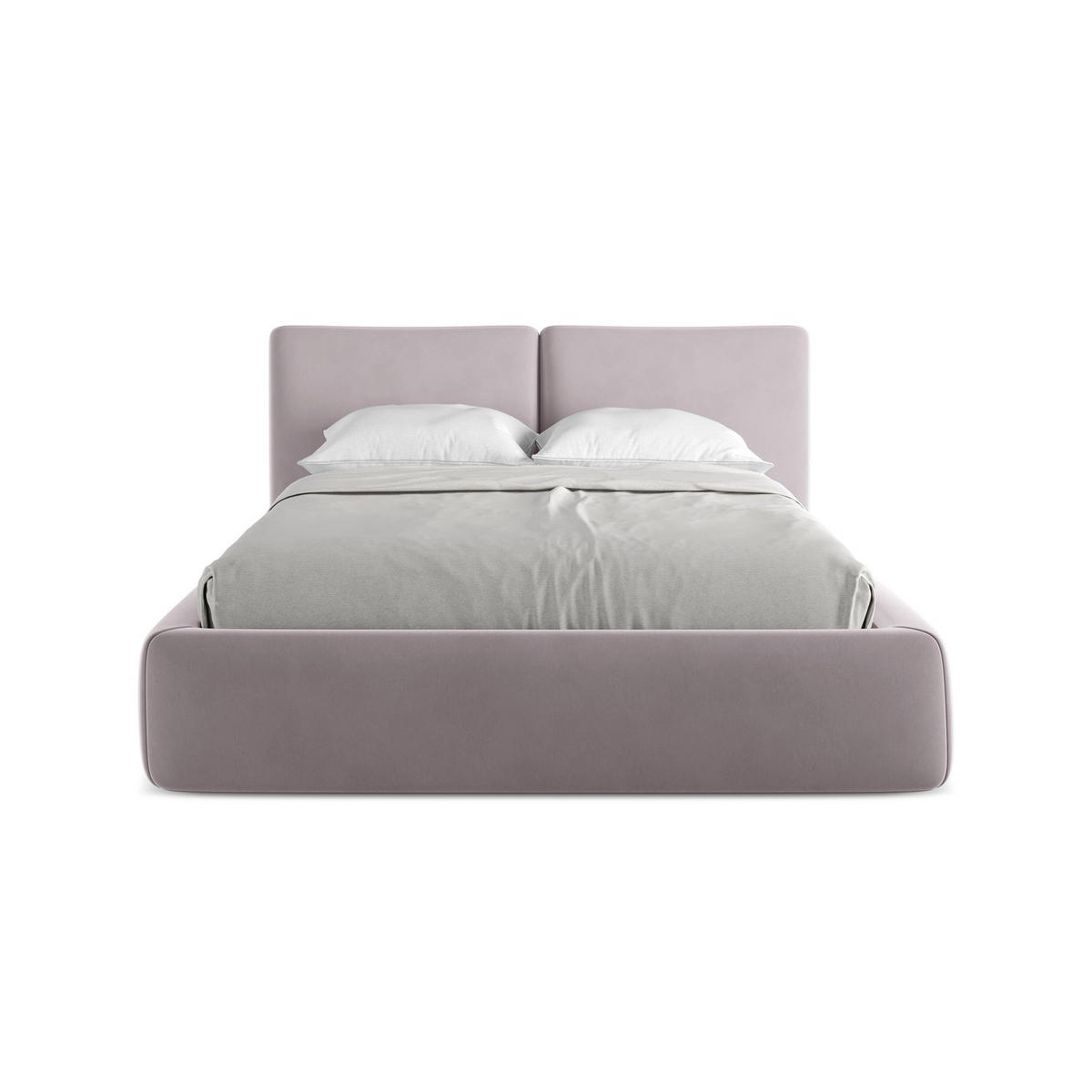 POLSTERBETT mit Bettkasten und Lattenrost 160x228 Violett - Lila/Flieder, Kunststoff/Textil (140/200cm) - LaMiaSofa
