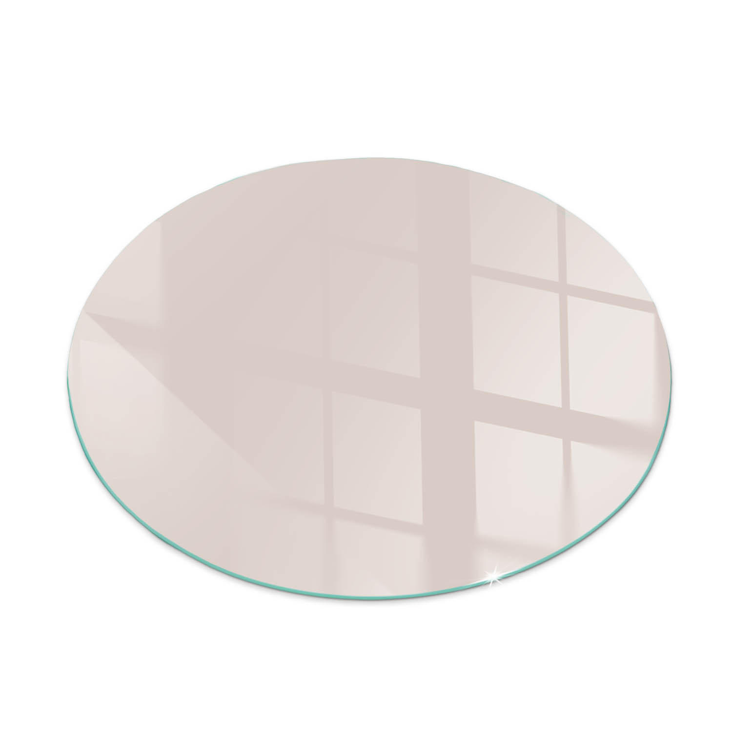 ArtPrintCave Glasplatte Beige 60x60x0.4 cm