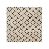 SHAGGY-TEPPICH Midyat 200/200 cm - Beige, Kunststoff (200/200cm) - Beliani