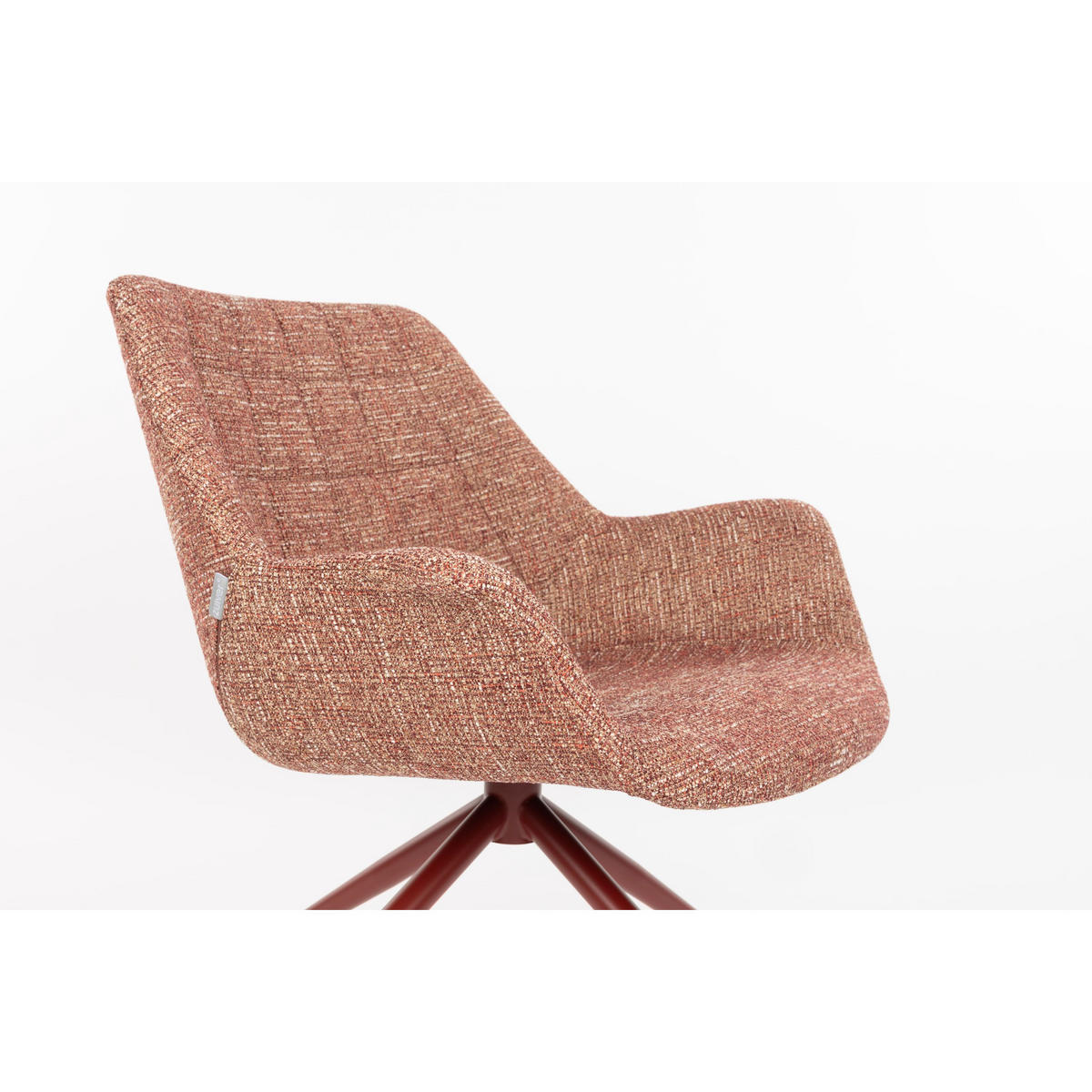SESSEL Doulton Rot - Rot, Kunststoff (84.5/78.5/80.5cm) - Zuiver
