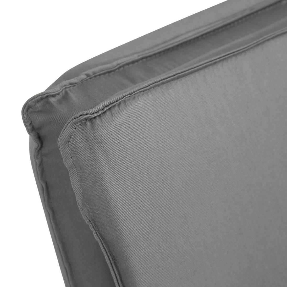 RELAXSESSEL Stoffbezug Grau - Grau, Textil (66/93/61cm) - Homestyle4u
