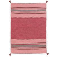 NATUR TEPPICH KELIM NAVARRO - Rosa, Textil (200/300cm) - Pergamon