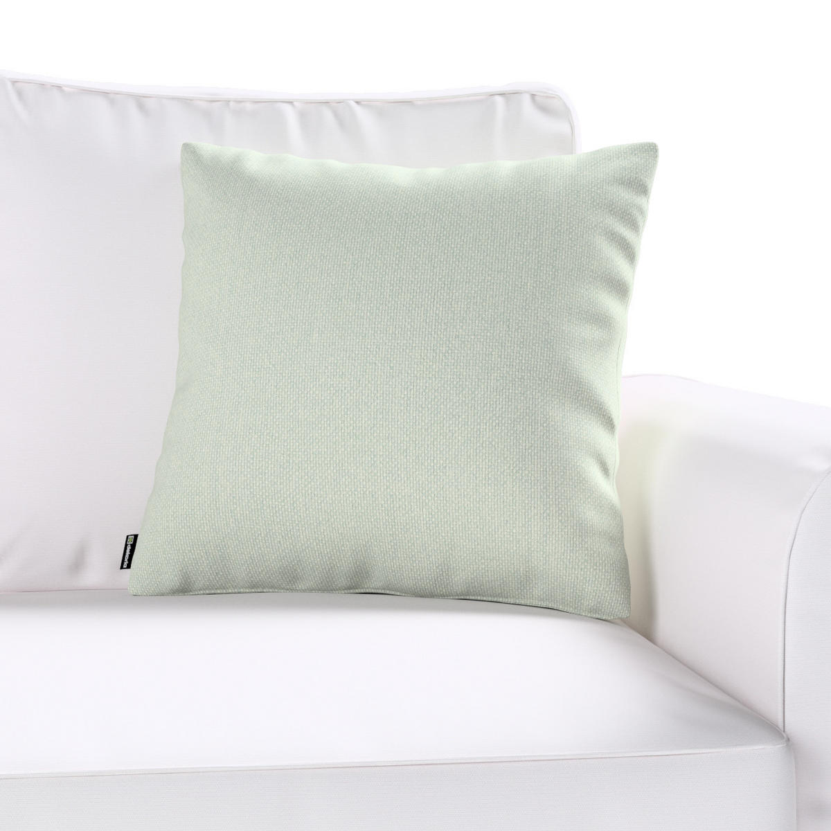 KISSENHÜLLE Living Basic mint, 43x43 cm - Mintgrün, Textil (43/43cm) - Dekoria
