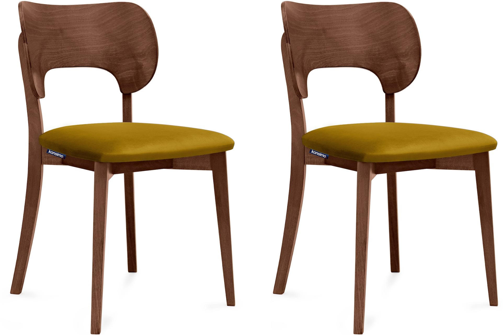 Konsimo® Esszimmerstühle Honig 47x81x45 cm