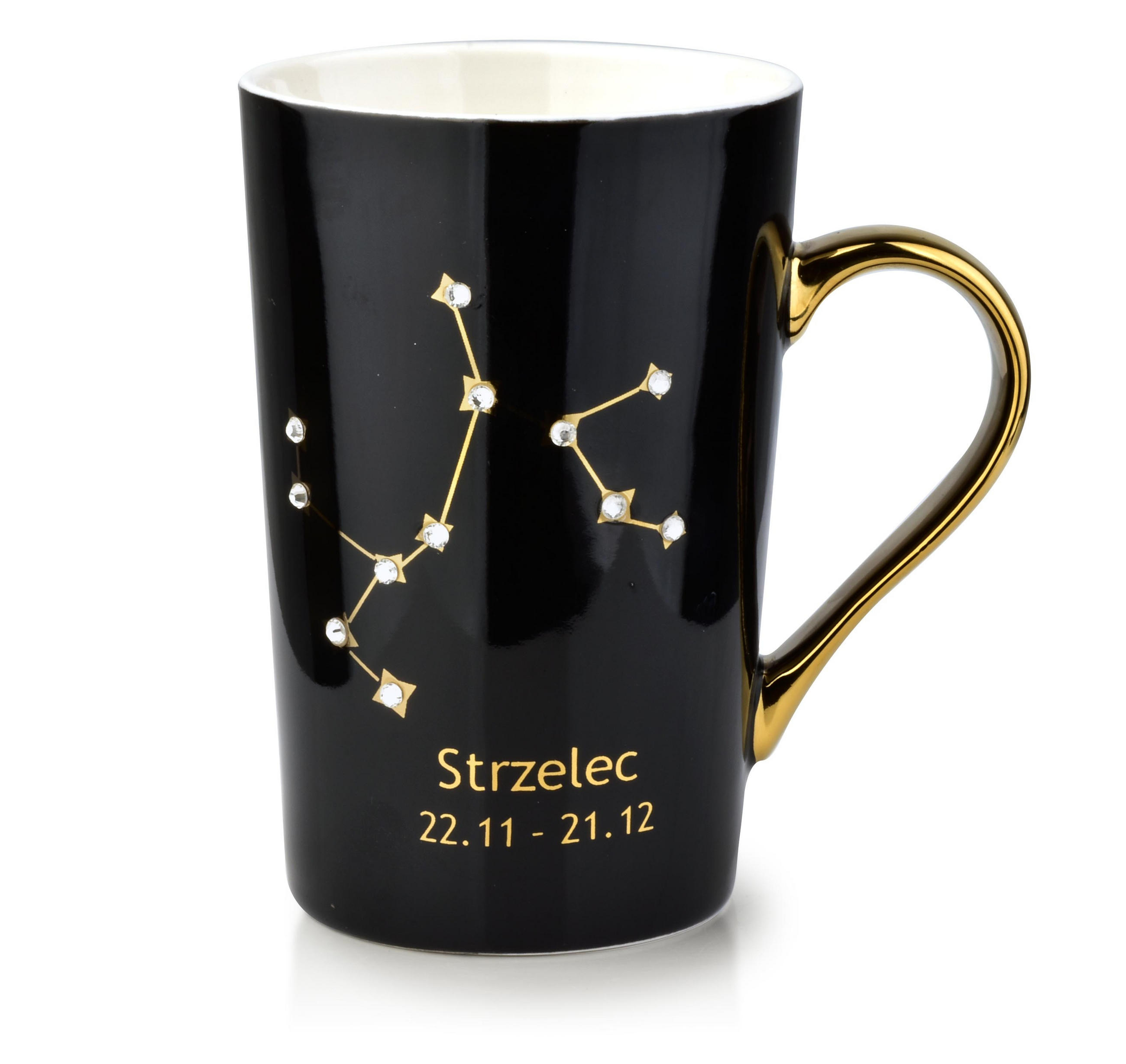 BECHER ZODIAK Striker Schwarz Porzellan - Schwarz, Keramik (0.43L) - Mondex
