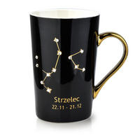 HRNEK Zodiak Striker, porcelán, černá - černá, keramika (0.43L) - Mondex