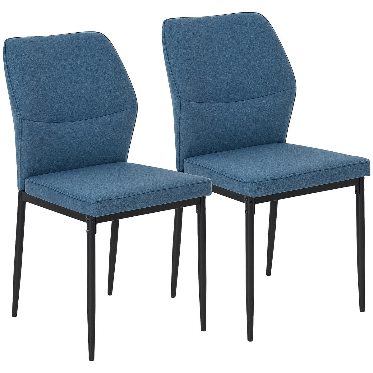 STÜHLE Blau 2 Stück - Blau, Naturmaterialien (45/86/57cm) - GiPP