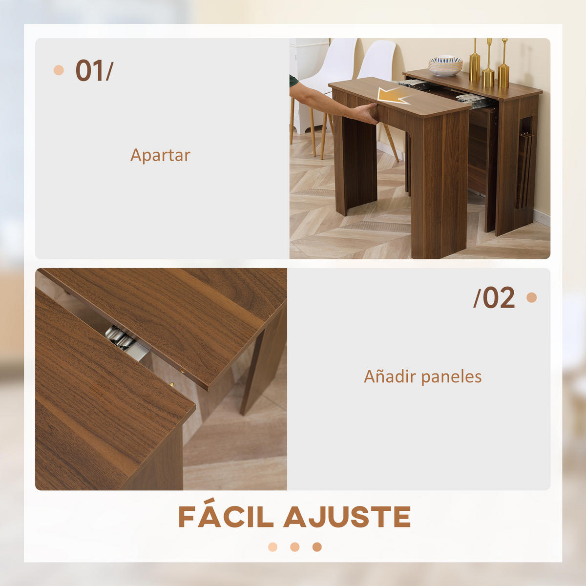 ESSTISCH Braun 1 Stück - Braun, Kunststoff (180/85/75cm) - GiPP