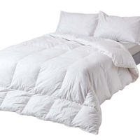 FEDERBETTDECKE 260/220 cm, Enten-Federn & Daunen - Weiß, Textil (260/220cm) - Homescapes