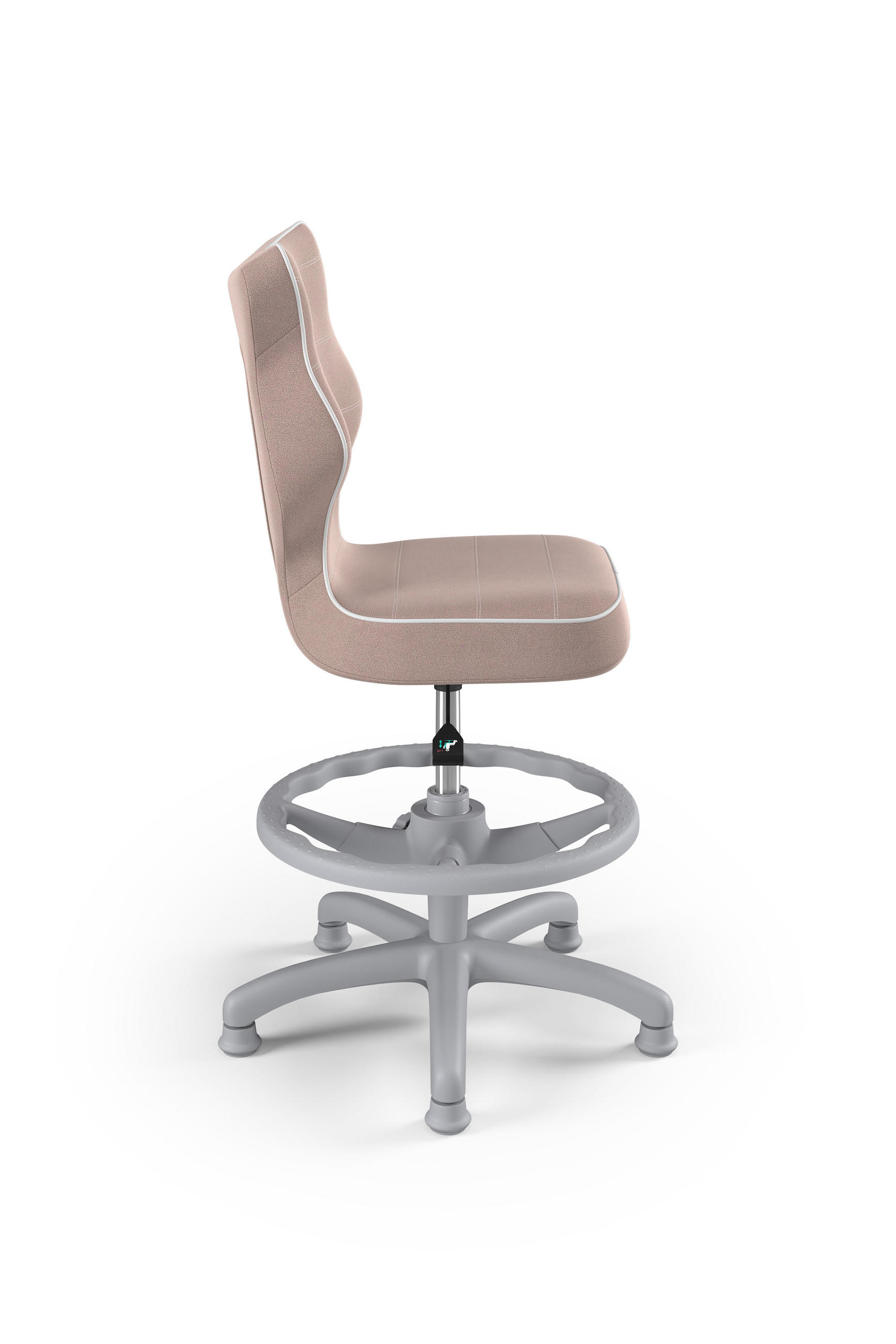 KINDERSTUHL Petit mit Fußstütze - Weiß, Textil (66/90/66cm) - RAUMHIRSCH FURNITURE