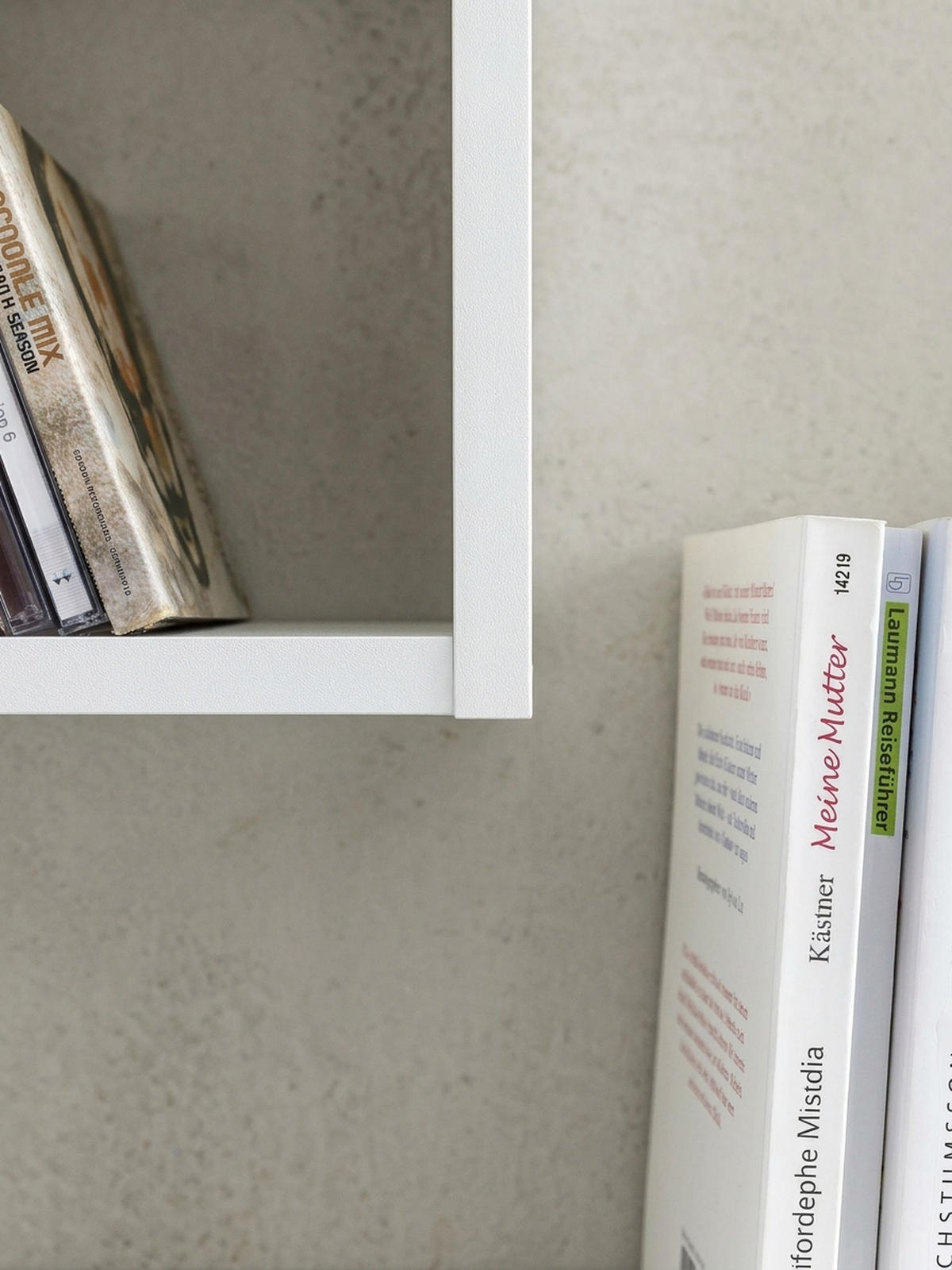 WANDREGAL ITTER Spanplatte Freischwebend Modern, Weiß 36x15x90 cm - Weiß, Holz (36/90/15cm) - KADIMA DESIGN