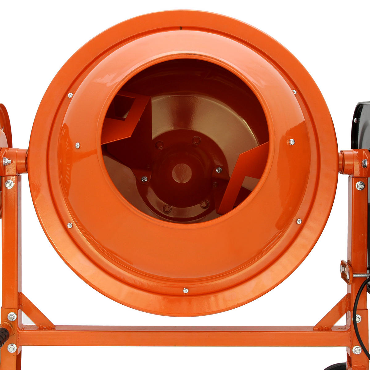 BETONMISCHER 70 LITER - Orange, Metall (33/60/71cm) - T-Mech