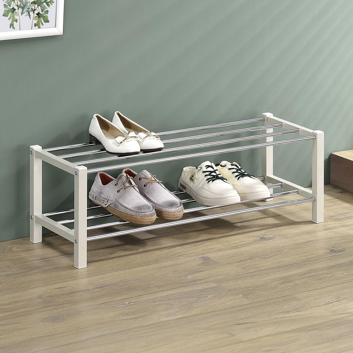 SCHUHREGAL DUBLIN beige - Beige, Metall (80/27/29cm) - IDIMEX