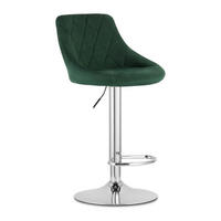 BARHOCKER, drehbar, HÖHENVERSTELLBAR, in Grün, Modernes Design - Grün, Textil (46/107/51cm) - Best For Home