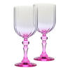 WEINGLÄSER, 2er-Set, 300 ml - Pink, Glas (0.3L) - Krosno Glass