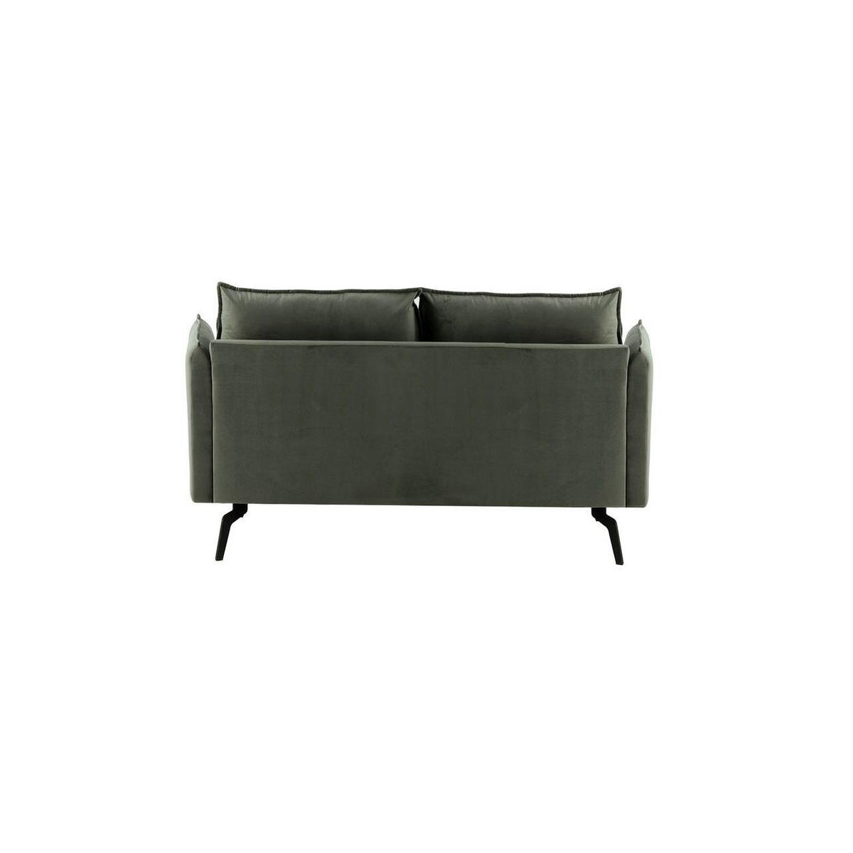ZWEISITZER-SOFA Layla-Velluto 19 - Dunkelgrau, Holz/Textil (171/95/98cm)